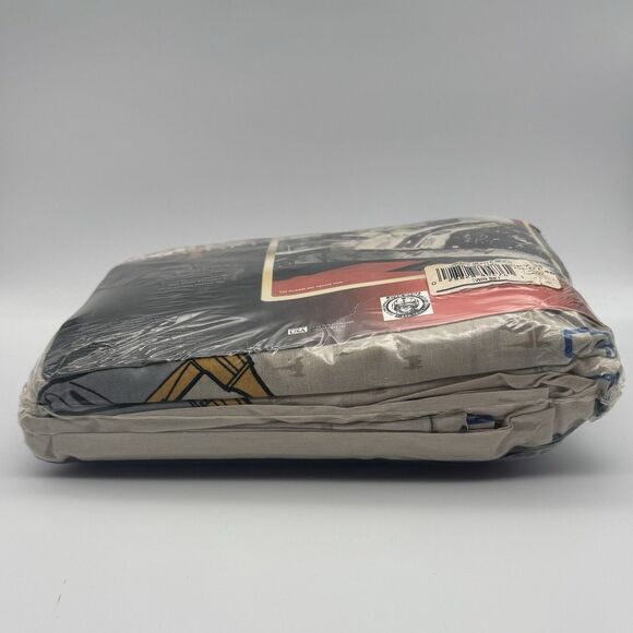 Star Wars 3 PC Twin Sheet Set Episode 1 Phantom Menace Naboo Starfighter Vintage - Picture 4 of 6